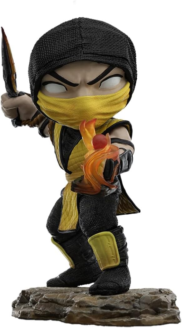 Statuetă Iron Studios Games: Mortal Kombat - Scorpion, 15 cm