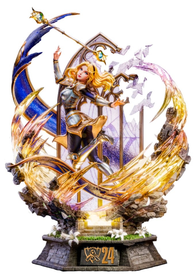 Statuetă Jimei Palace Games: League of Legends - Lux, 42 cm