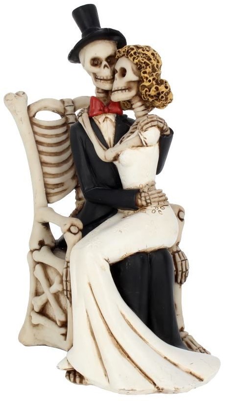 Statuetă Nemesis Now Adult: Day of the Dead - For Better, For Worse, 25 cm