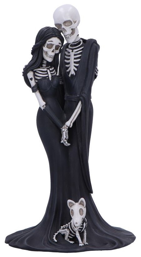 Statuetă Nemesis Now Adult: Gothic - Eternal Companion, 24 cm