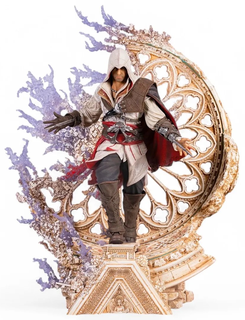 Statuetă Pure Arts Games: Assassin's Creed - Ezio (Animus) (Limited Edition), 70 cm