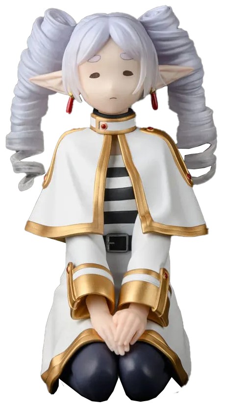 Statuetă Sega Animation: Frieren: Beyond Journey's End - Frieren (I have ringlets now Clear Ver.) (PM Perching), 10 cm