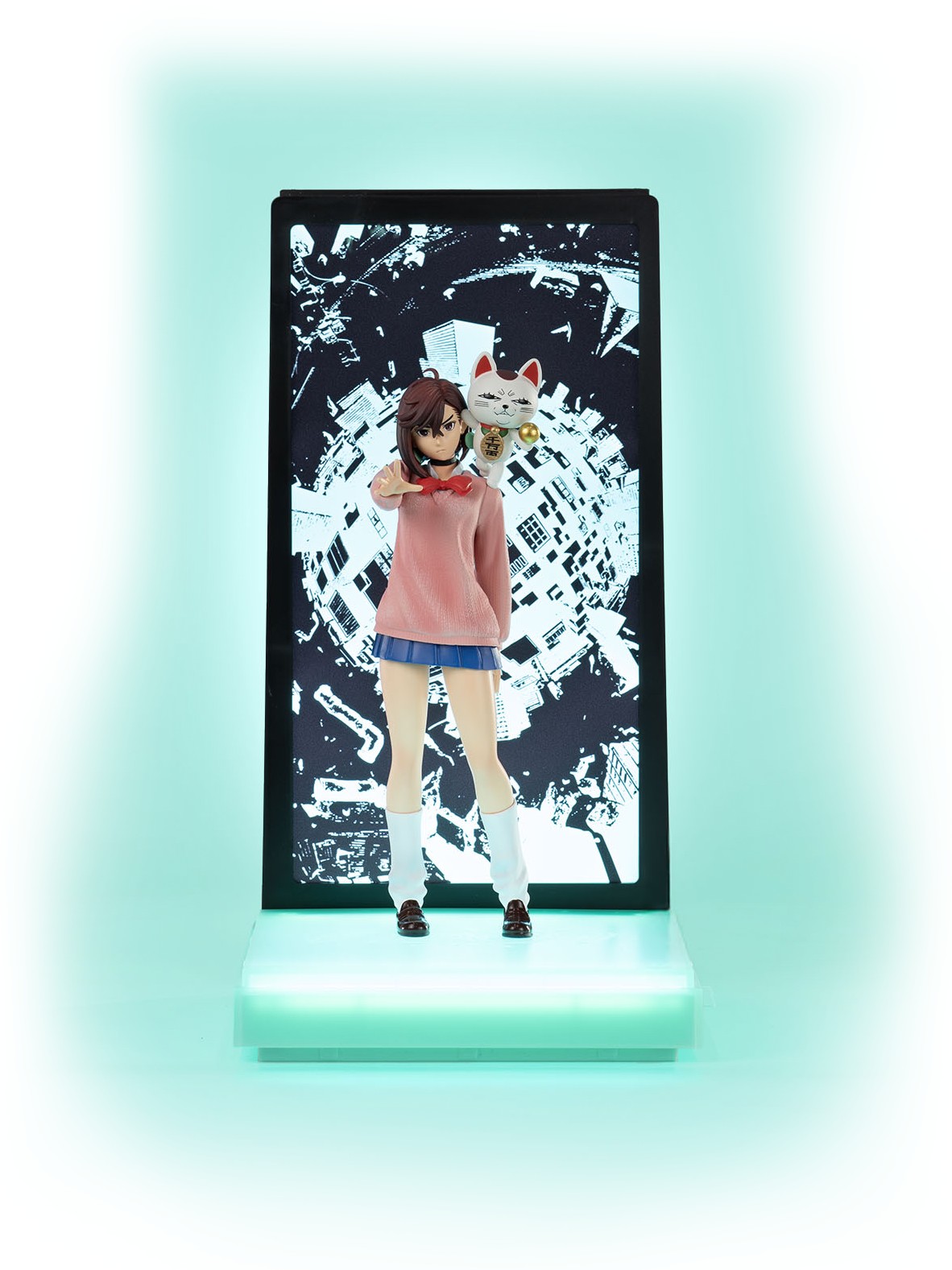 Statuetă Tsume Animation: Dandadan - Momo (Neon) 1/9, 25 cm