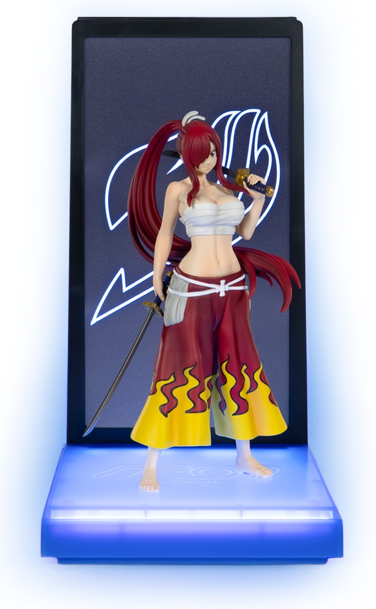 Statuetă Tsume Animation: Fairy Tail - Erza Scarle (Neon) 1/9, 25 cm
