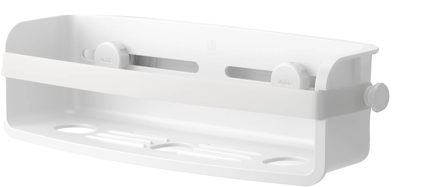 Organizator de perete pentru baie Umbra - Flex Adhesive, 33 x 12 x 9 cm
