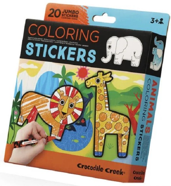 Stickere de colorat Crocodile Creek - Animale, 2022