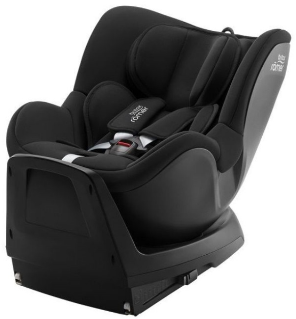 Scaun auto Britax Romer - Dualfix Plus, IsoFix, i-Size, 40-105 cm, Space Black