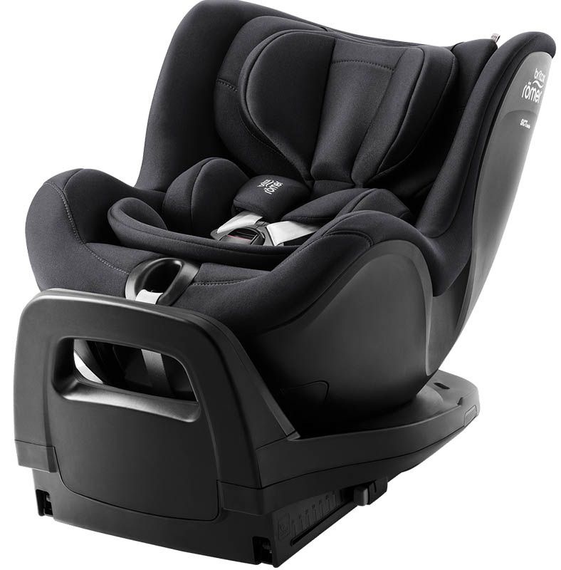 Scaun auto Britax Romer - Dualfix Pro, IsoFix, i-Size, 40-105 cm, Deep Black