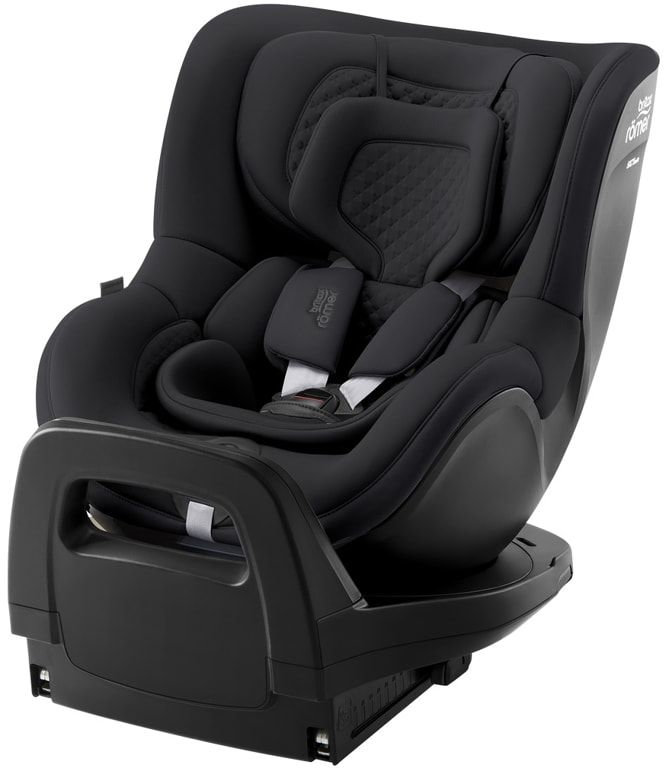 Scaun auto Britax Romer - Dualfix Pro M, IsoFix, i-Size, 61-105 cm, Onyx Black Lux