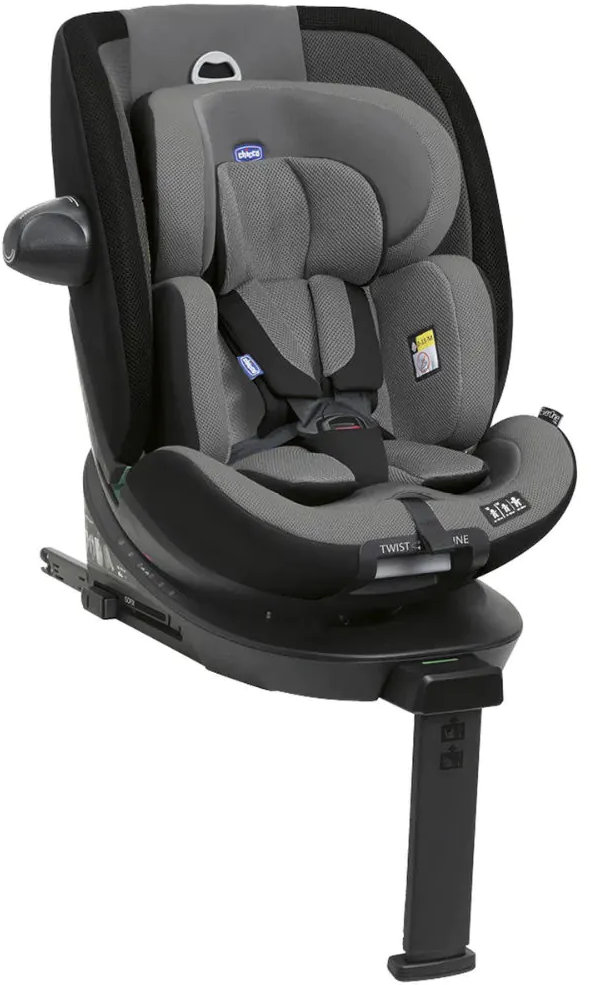 Scaun auto Chicco - EverOne, 360°, с IsoFix, i-Size, 40-150 cm, Grey/Black