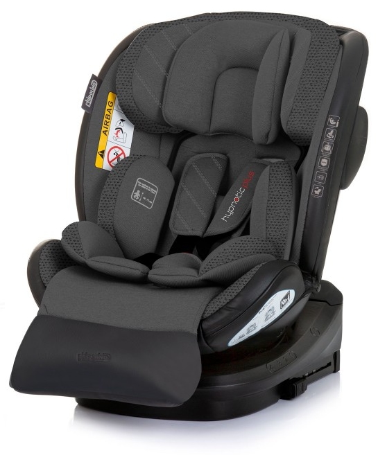 Scaun auto Chipolino - Hypnotic Plus, cu IsoFix, i-Size, 40-150 cm, gri