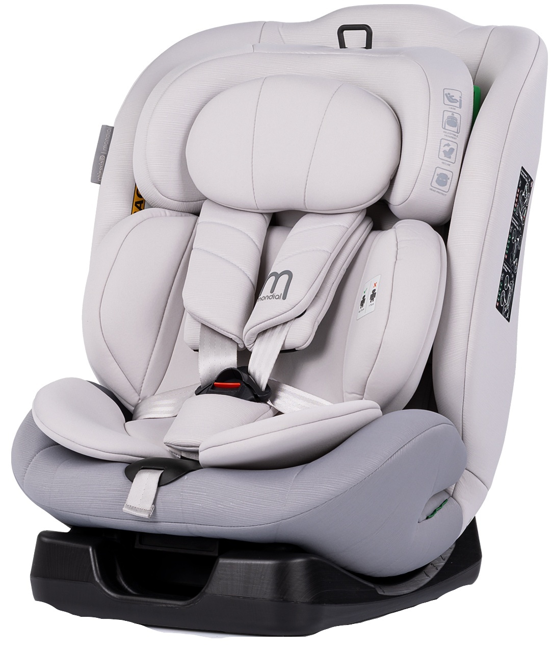 Scaun auto Chipolino - Mondial, i-Size, 40-150 cm, platină