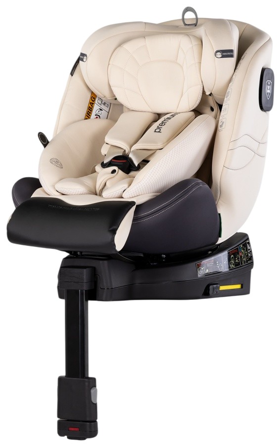 Scaun auto Chipolino - Premium, 360°, i-Size, IsoFix, 40-150 cm, biscuit
