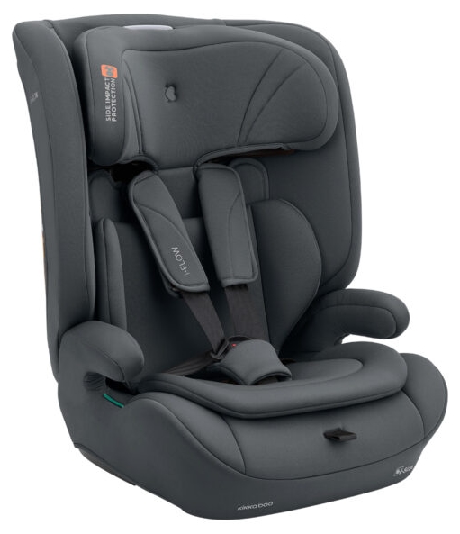 Scaun auto KikkaBoo - i-Flow, i-Size, 76-150 cm, Gri