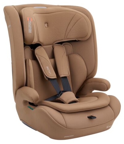 Scaun auto KikkaBoo - i-Flow, i-Size, 76-150 cm, Mocha