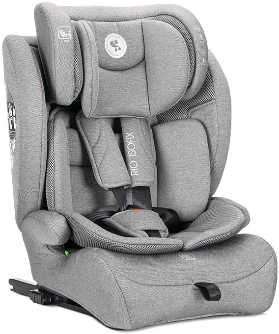 Scaun auto Lorelli - Rio, IsoFix, i-Size, 76-150 cm, Gri