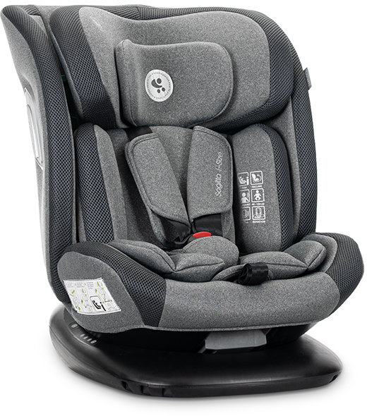 Scaun auto Lorelli - Sagitta, 360°, i-Size, 40-150 cm, Gri