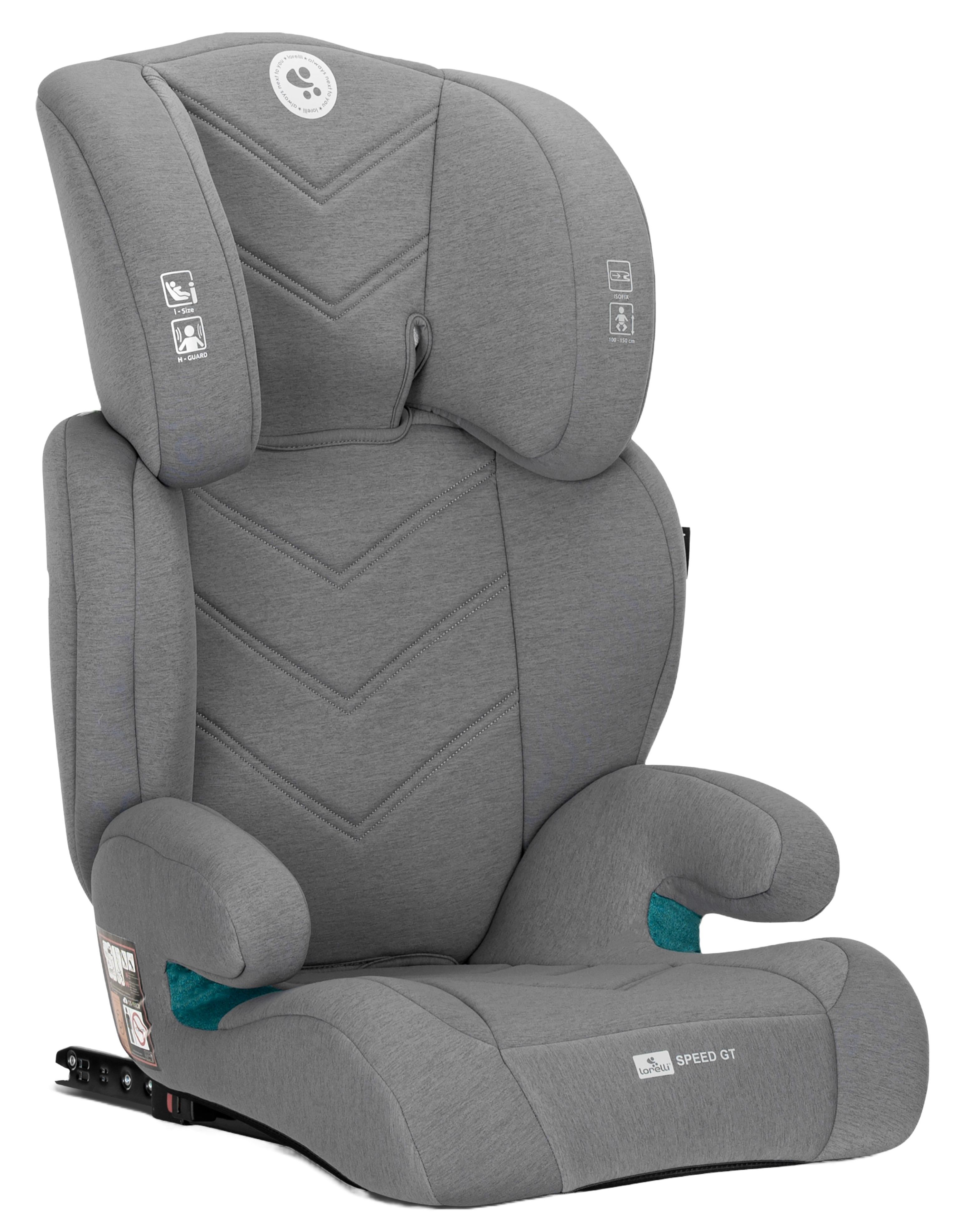 Scaun auto Lorelli - Speed GT, IsoFix, i-Size, 100-150 cm, gri