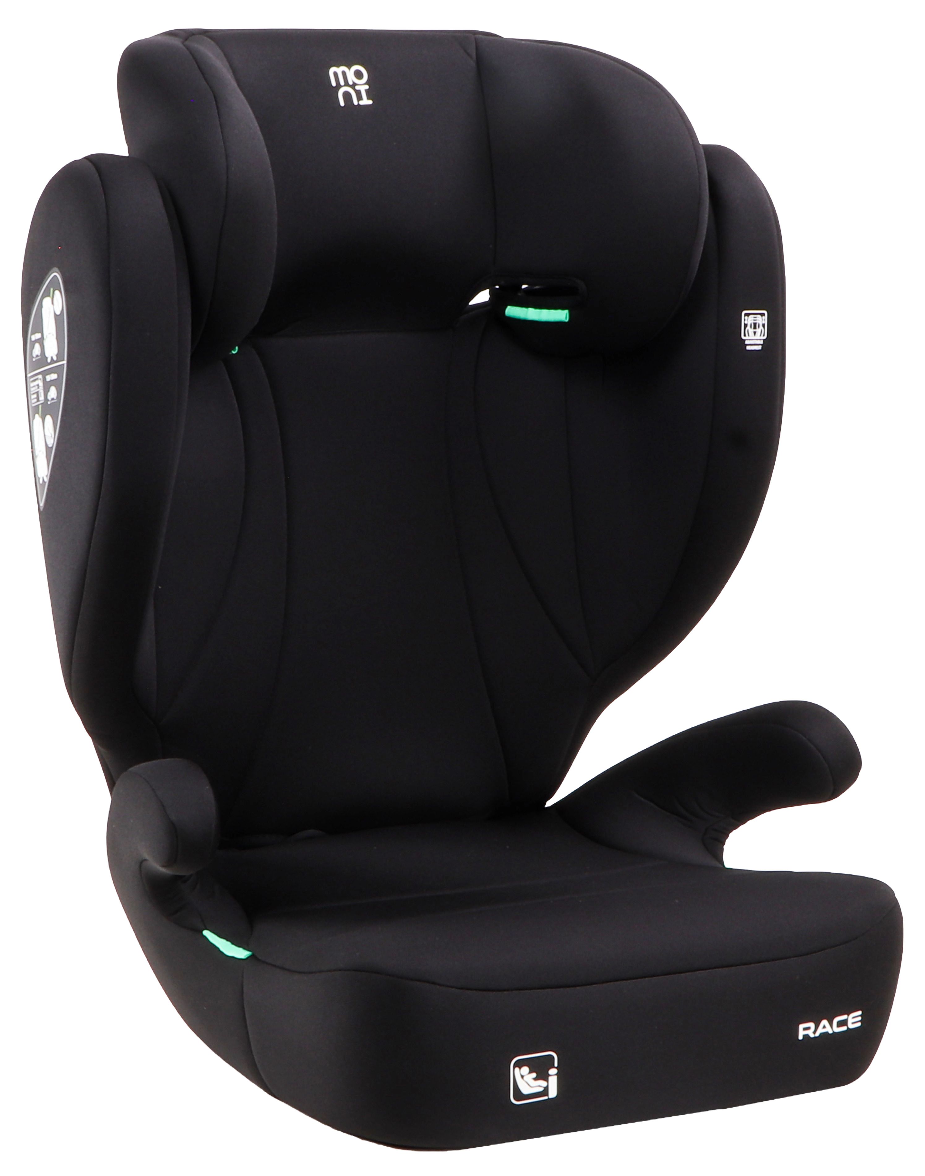 Scaun auto Moni - Race, 100-150 cm, Cosmo black