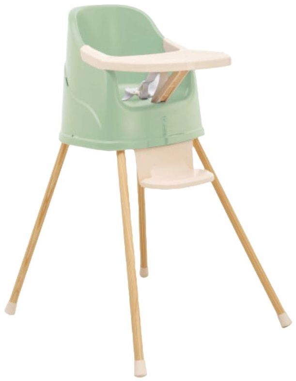 Scaun înalt Thermobaby 2 în 1 - Youpla, Celadon