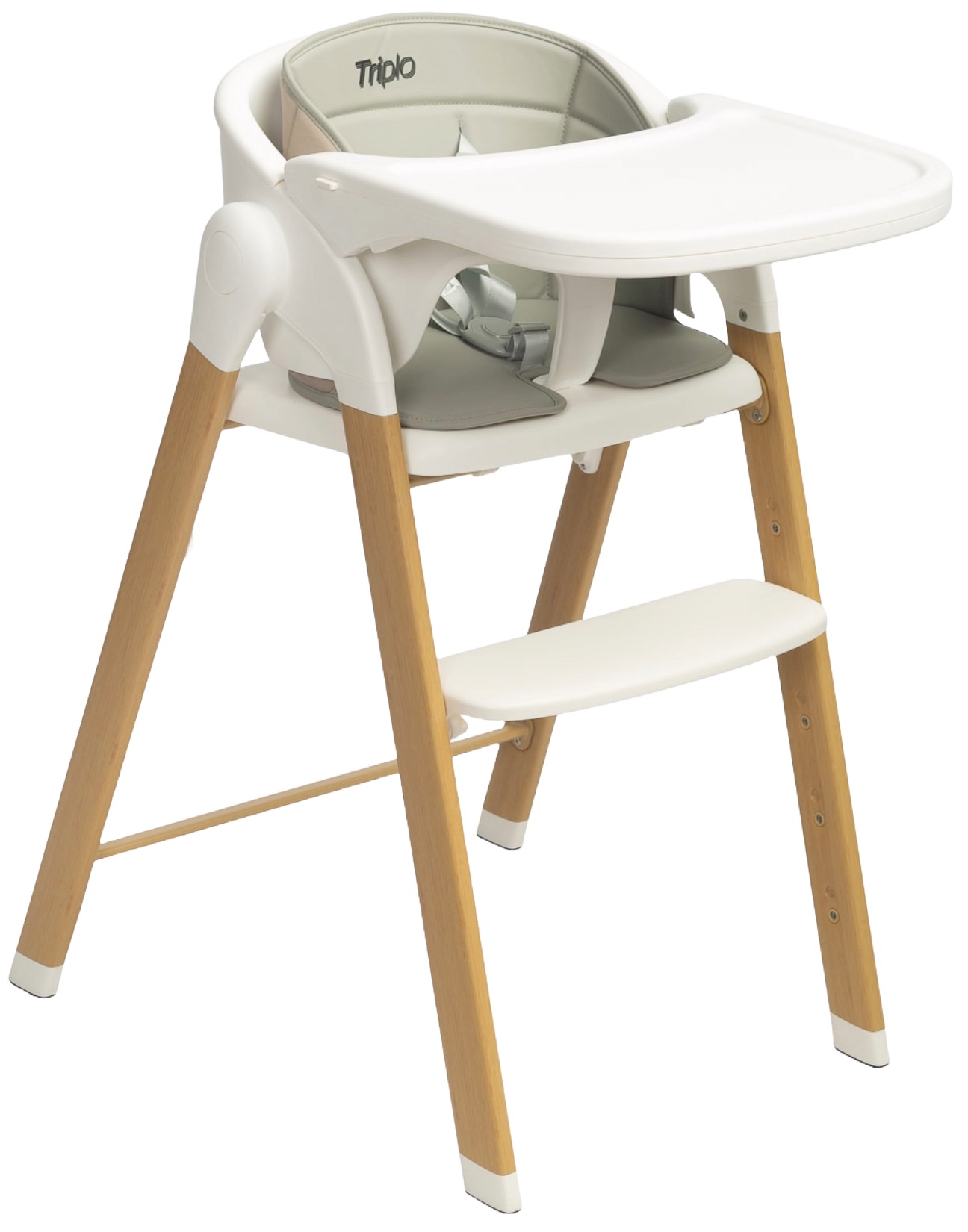 Scaun înalt 3 in 1 Caretero - Triplo, Grey