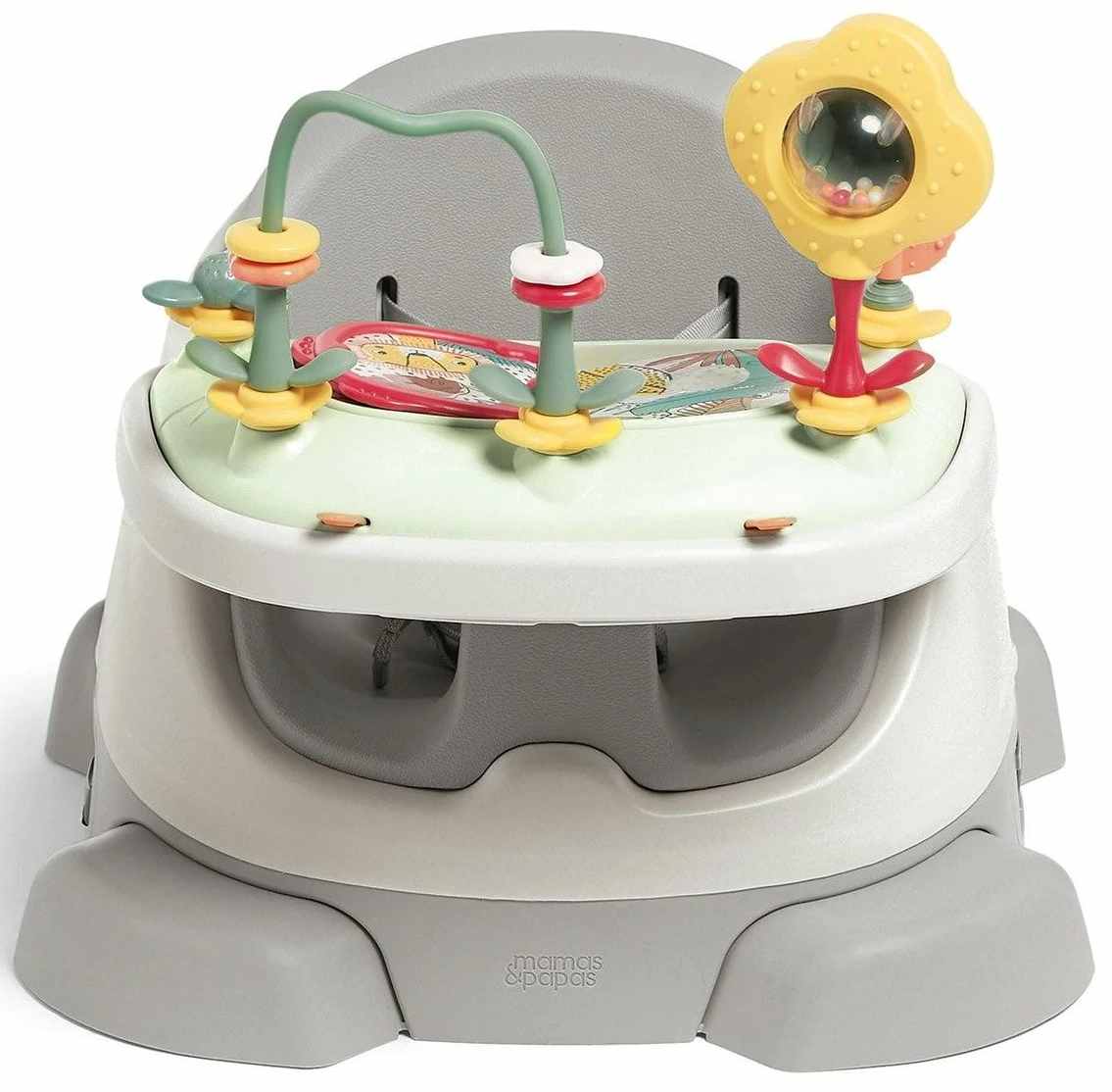 Scaun de masa pentru copii 3 in 1 Mamas & Papas - Baby Bug, Pebble Grey