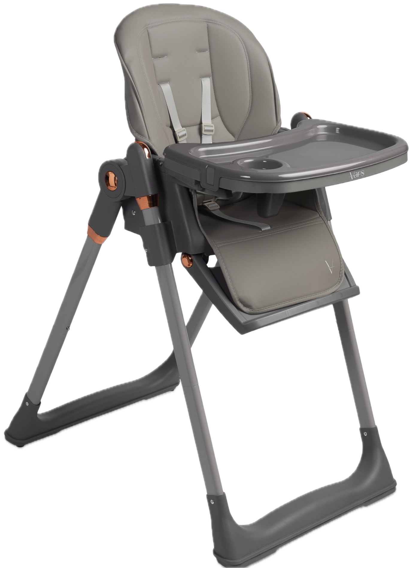 Scaun înalt Caretero - Vars, Grey