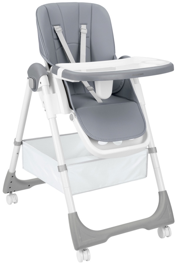 Scaun de masă pentru copii KikkaBoo - Spicy+, Grey