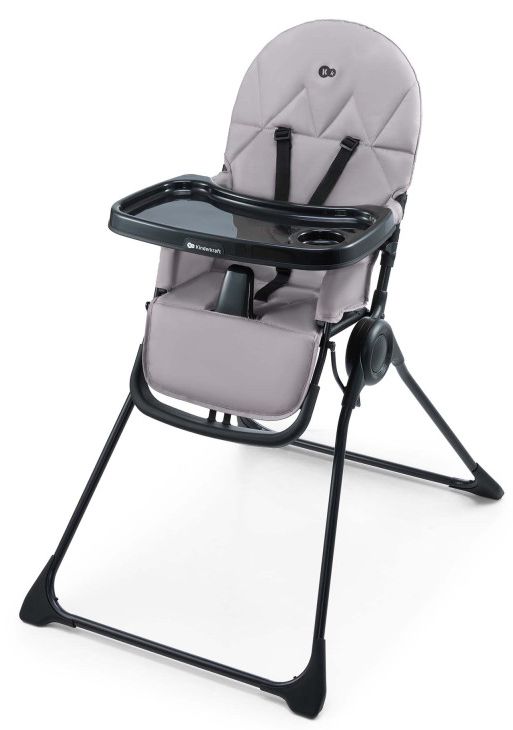 Scaun înalt KinderKraft - Binci, Grey