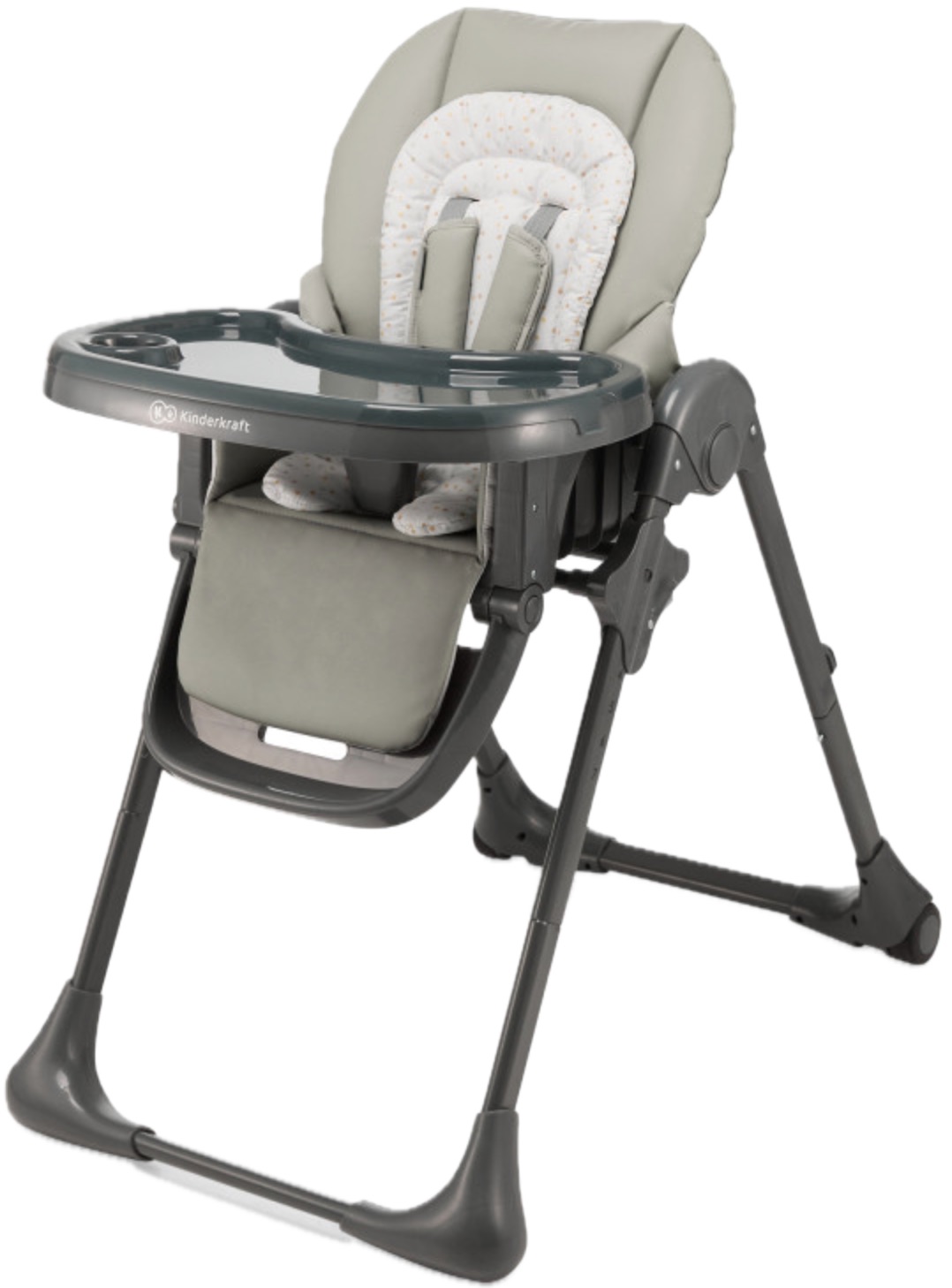 Scaun de masă KinderKraft - Tummie, gri