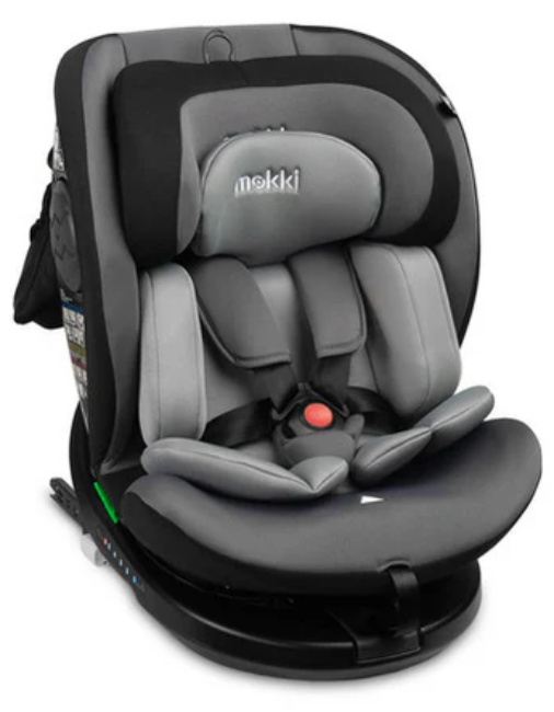 Scaun auto  Caretero - Mokki, i-Size, IsoFix, 40-150 cm, Grey