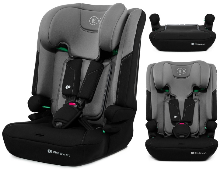 Scaun auto Kinderkraft – I-Comfy, i-Size, 76-150 cm, Dark Grey