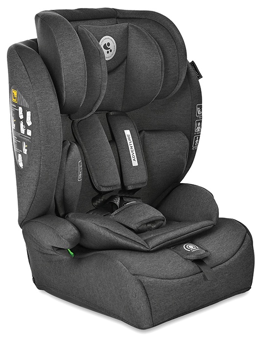 Scaun auto Lorelli - Adventure, i-Size, 76-150 cm, Black Jaspe