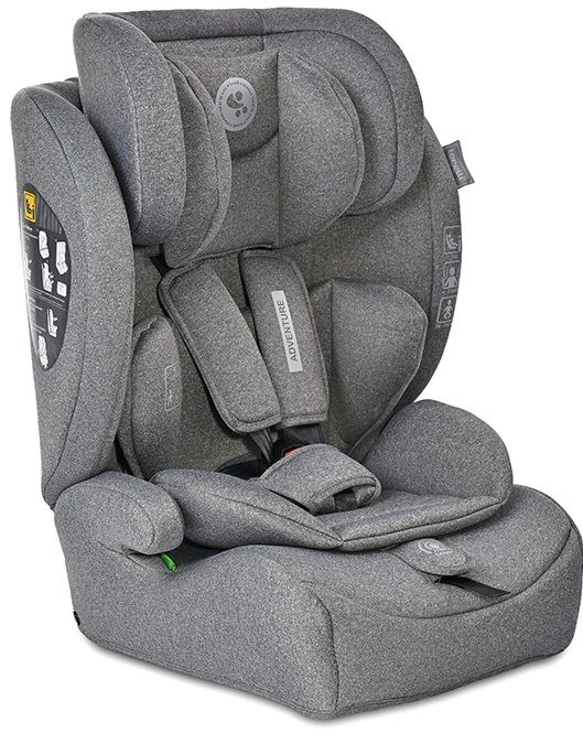 Scaun auto Lorelli - Adventure, i-Size, 76-150 cm, Grey