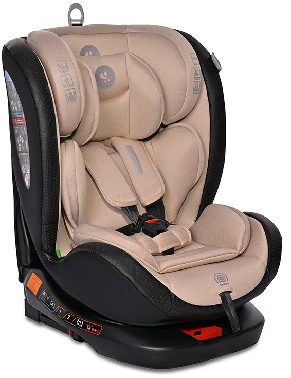 Scaun auto  Lorelli - Ares, i-Size, IsoFix, 40-150 cm, Beige