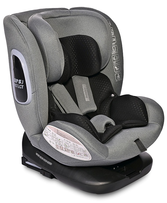 Scaun auto Lorelli - Phoenix, i-Size, IsoFix, 40-150 cm, Grey Jasper