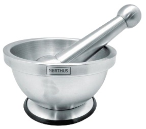 Mortar de bucătărie din oțel Nerthus