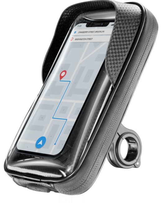 Suport pentru bicicletă Cellularline - Rider Shield, negru