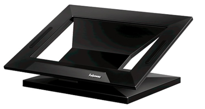 Suport pentru laptop Fellowes - Designer, până la 17'', negru