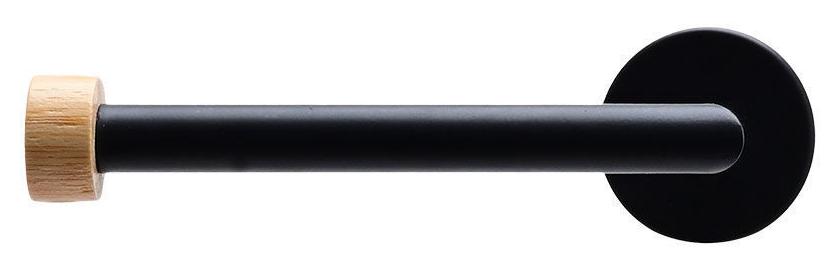 Suport pentru hârtie igienică Estia - Bamboo Essentials, negru