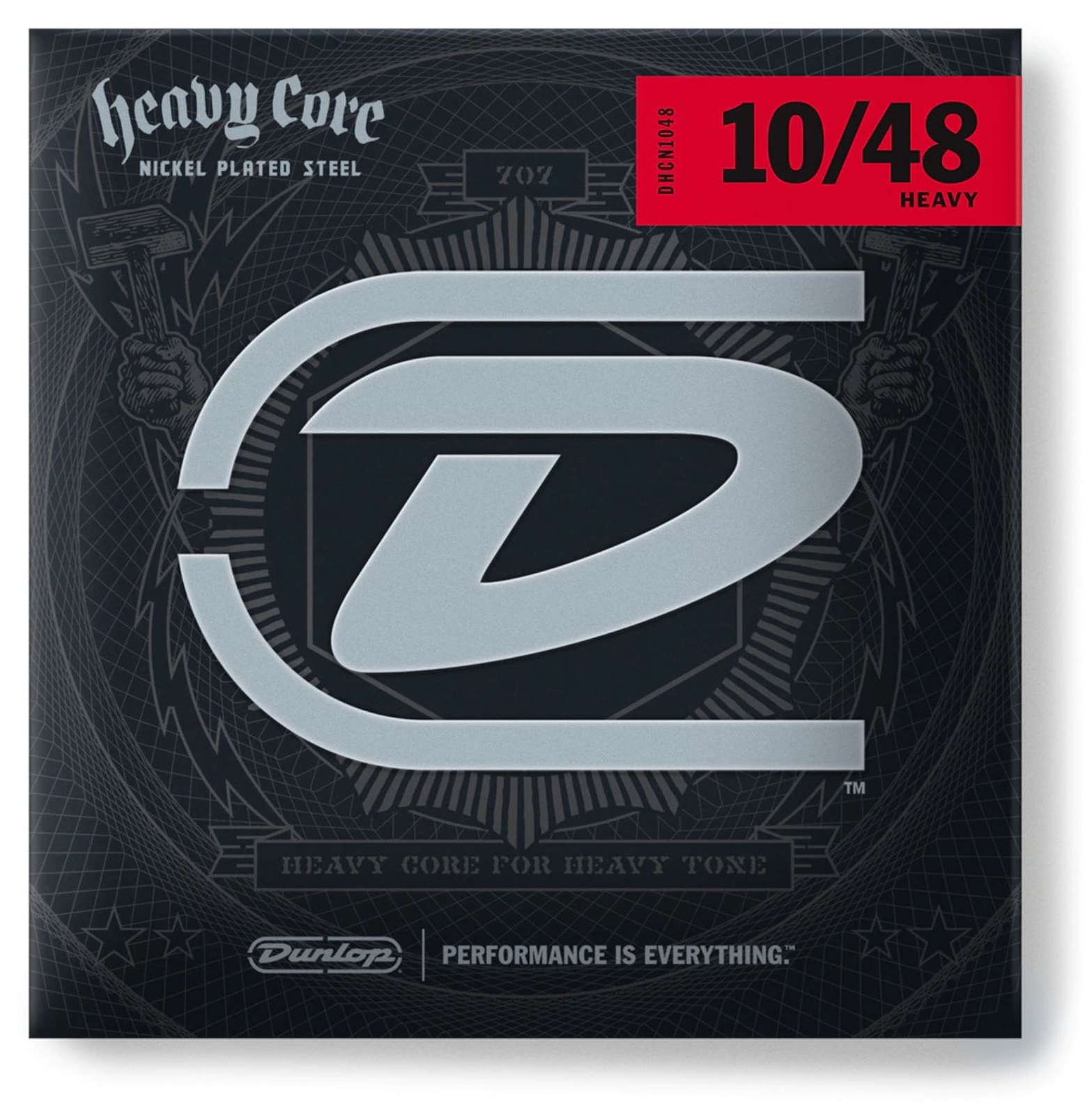 Corzi pentru chitară electrică Dunlop - Heavy Core, 10 - 48