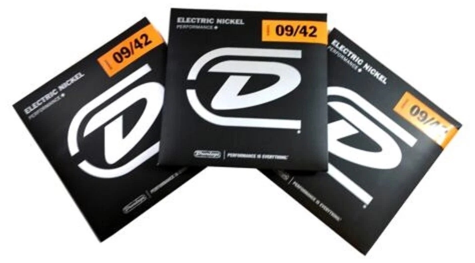 Corzi pentru chitară electrică Jim Dunlop - Performance+, 09-42, 3 buc.