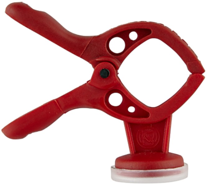 Clemă tip ucenic cu magnet Wolfcraft - Microfix, 15 mm