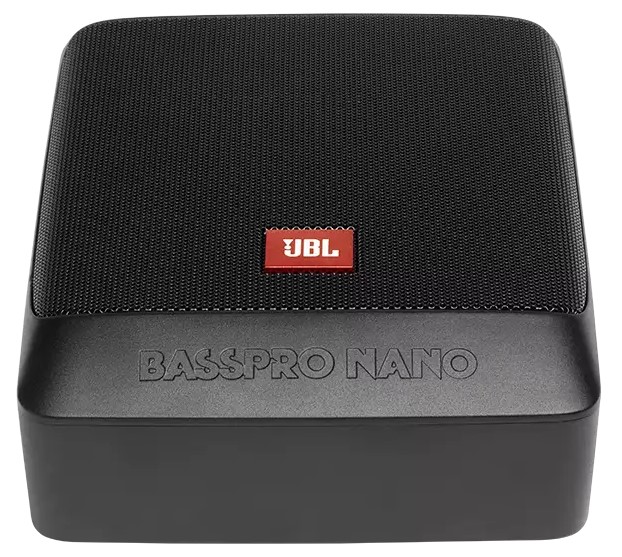 Subwoofer auto JBL - BassPro Nano, negru