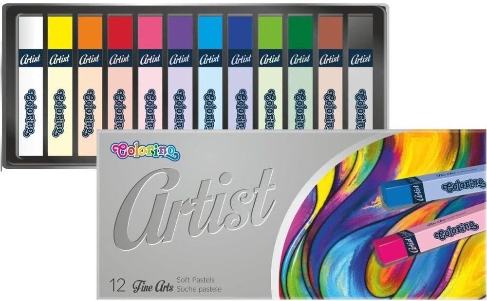 Set pasteluri uscate Colorino Artist - 12 culori