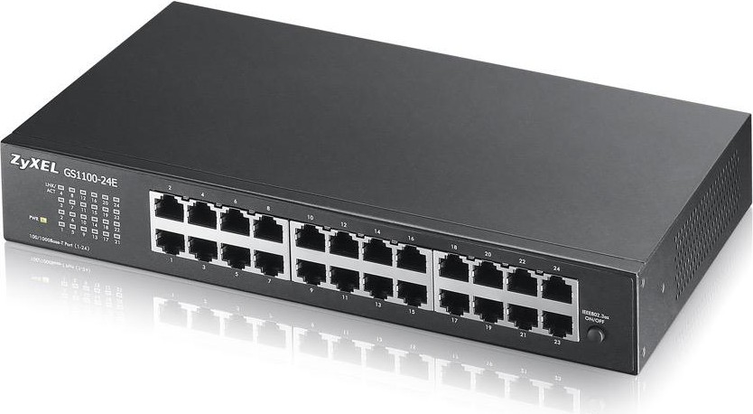 Switch ZyXEL - GS1100-24E, 24 porturi, negru