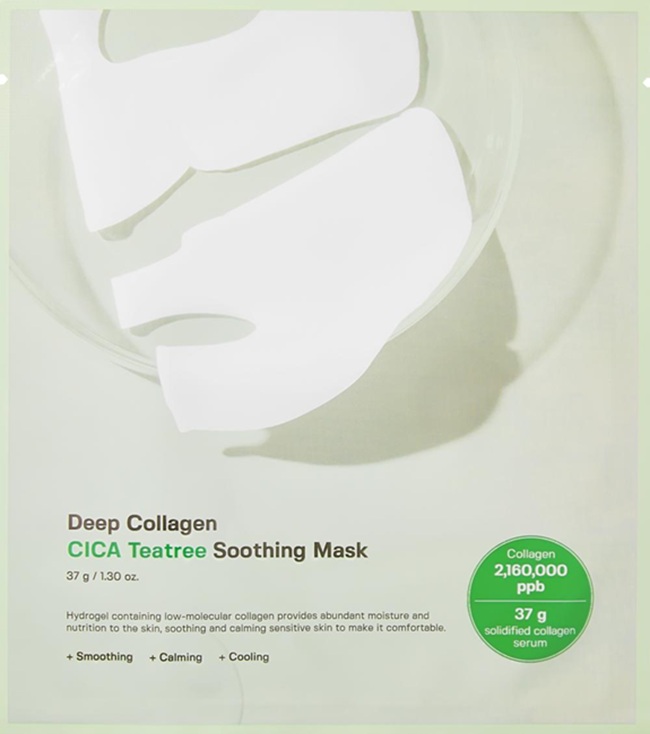 Sungboon Editor Deep Collagen Mască facială pe foaie Cica Teatree, 37 g
