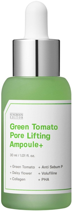 Sungboon Editor Green Tomato Fiolă facială Pore Lifting, 30 ml