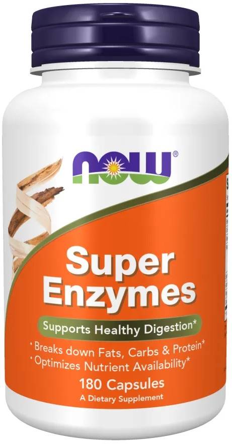 Super Enzymes, 180 capsule, Now