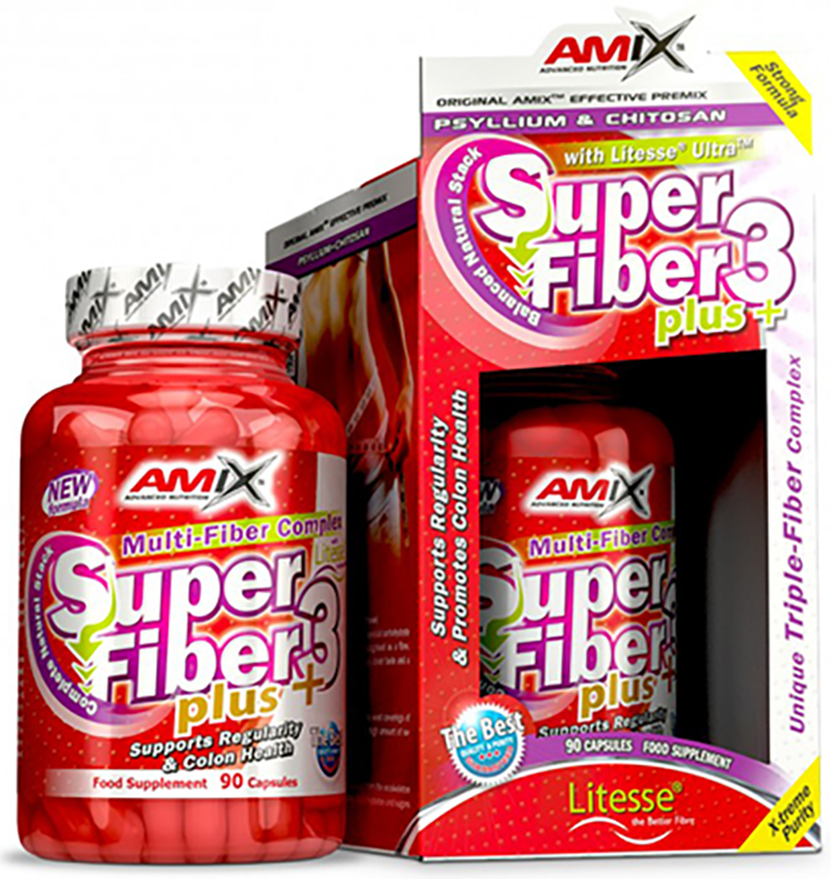 Super Fiber 3 Plus, 90 capsule, Amix